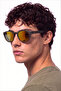 Veron Green Orange Mirror Men's Sunglasses - 2