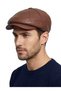 Men's Genuine Leather Eight-Piece Peaky Blinders Style Cap - Winter Vintage British Style Newsboy Cap - 4