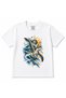 Celestial Sea Turtle - Ocean Waves & Golden Compass Graphic Kids T-Shirt