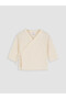 Double-Breasted Collar Baby Girl Hospital Set - 3