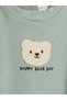 Baby Boy Embroidered Sweatshirt and Striped Pants - 3