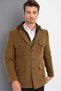 Men's Wool Blend Coat Plain Camel K7538