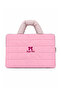Bow Embroidered Parachute Laptop Bag - 3
