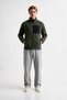 Men's Full Zipper Thick Outdoor Fleece Jacket with Front Pockets