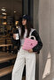 Bow Embroidered Parachute Laptop Bag
