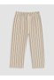 Baby Boy Embroidered Sweatshirt and Striped Pants - 5