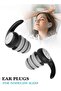 Noise Cancelling Earplugs for Sleeping, Reusable Silicone Ear Protection for Kids & Adults