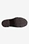 Women's Suede Boots with Zipper, Platform Sole, Thick Heels, Rona Brown - 3