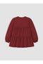 Drawstring Baby Girl Gabardine Dress - 3