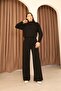 Ribbed Crop Trousers Double Set - 3