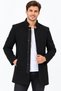 Men's Wool Blend Coat Black Plt9327