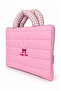 Bow Embroidered Parachute Laptop Bag - 5