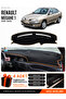 Renault Megane 1 (1995-2003) Compatible Glove Box Cover, Glove Box Case - Black-Brown - Re038