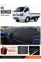 Kia Bongo (2020-2024) Compatible Glove Box Protection, Glove Box Cover, Glove Box Case - Black-Blue - Ki002