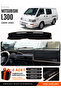 Mitsubishi L300 (2000-2010) Compatible Glove Box Cover, Glove Box Case - Black-Beige - Mi011