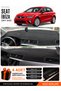 Seat Ibiza (2017-2021) Compatible Glove Box Protection, Glove Box Cover, Glove Box Case - Black - Se009