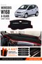 Mercedes W168 a Class (1997-2004) Compatible Glove Box Cover, Glove Box Case - Black-Red - Mb001
