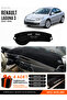 Renault Laguna 3 (2007-2015) Compatible Glove Box Cover, Glove Box Case - Black-Grey - Re034