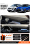 Renault Captur 2 (2019-2024) Compatible Glove Box Protection, Glove Box Cover, Glove Box Case - Black - Re036