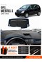 Opel Meriva a (2003-2010) Compatible Glove Box Protection, Glove Box Cover, Glove Box Case - Black-Blue - Op012