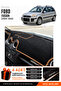 Ford Fusion (2009-2012) Compatible Glove Box Cover, Glove Box Case - Black-Brown - Fo038