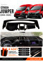 Ci̇troen Jumper (2006-2024) Compatible Glove Box Protection, Glove Box Cover, Glove Box Case - Black-Beige - Ci006