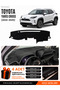 Toyota Yaris Cross (2022-2025) Compatible Glove Box Cover, Glove Box Case - Black-Grey - To029