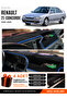 Renault 21 Concorde (1990-1996) Compatible Glove Box Cover, Glove Box Case - Black-Blue - Re005