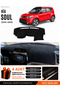 Kia Soul (2014-2019) Compatible Glove Box Protection, Glove Box Cover, Glove Box Case - Black - Ki021
