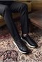 Pebble Motion Genuine Handmade Leather Men's Thick Sole Casual Shoes - 2