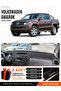 Volkswagen Amarok (2009-2016) Compatible Dashboard Cover, Dashboard Case - Black-Grey - Vw001