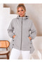 Women's Plus Size Hooded Parachute Fabric Seasonal Waterproof Lined Oversize Trench Coat Jacket 25061 - 4