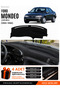 Ford Mondeo Poled (1993-1996) Compatible Glove Box Cover, Glove Box Case - Black - Fo020