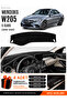 Mercedes W205 C-Class (2018-2021) Compatible Dashboard Cover, Dashboard Case - Black-Grey - Mb007
