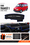 Ford Transit 1 (1986-1994) Compatible Glove Box Cover, Glove Box Case - Black-Blue - Fo027