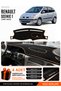 Renault Scenic 1 (1996-2003) Compatible Glove Box Cover, Glove Box Case - Black-Brown - Re043