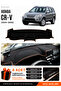 Honda Cr-V (2000-2006) Compatible Dashboard Cover, Dashboard Case - Black-Brown - Ho014