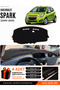 Chevrolet Spark (2009-2015) Compatible Glove Box Cover, Glove Box Case - Black-Brown - Ch001