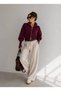 Sleeve Detailed Zippered Knitwear Cardigan - 2