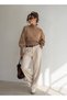 Sleeve Detailed Zippered Knitwear Cardigan