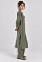 Soft Textured Modal Top and Bottom Set Lby0091 Green - 3