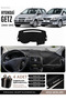 Hyundai Getz (2002-2011) Compatible Glove Box Protection, Glove Box Cover, Glove Box Case - Black-Beige - Hu021