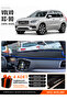 Volvo Xc-90 (2015-2024) Compatible Glove Box Protection, Glove Box Cover, Glove Box Case - Black-Blue - Vo006