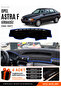 Opel Astra F Airbagsiz (1991-1997) Compatible Dashboard Cover, Dashboard Case - Black-Blue - Op011