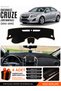 Chevrolet Cruze J300 Makeovered (2012-2016) Compatible Dashboard Cover, Dashboard Case - Black-Beige - Ch005