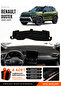 Renault Duster (2025-2027) Compatible Glove Box Cover, Glove Box Case - Black-Brown - Re054
