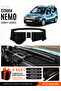 Citroen Nemo (2007-2020) Compatible Glove Box Protection, Glove Box Cover, Glove Box Case - Black-Grey - Ci005