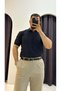 Detailed Polo Neck T-Shirt - 4