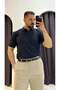 Detailed Polo Neck T-Shirt - 5