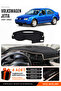 Volkswagen Jetta (1997-2003) Compatible Dashboard Cover, Dashboard Case - Black-Beige - Vw009